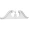 Ekena Millwork Rams Head Architectural Grade PVC Pediment (Urn Ships Unattached in Box), 60"W x 15"H x 2-3/4"P PEDPS060X150RHP00 - alternate 1
